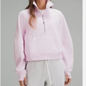 NWOT lululemon scuba 1/2 zip funnel neck